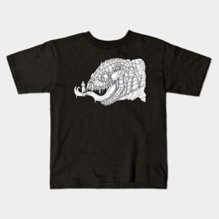 Monstersnake will ... perhaps ... eat you Kids T-Shirt